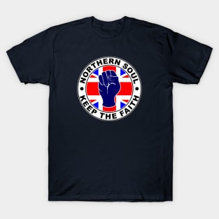Northern soul union flag Jack T-Shirt